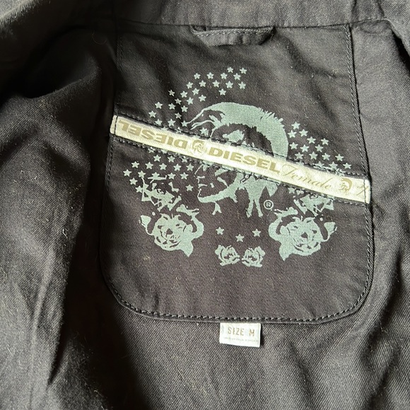 Diesel Black Blazer Jacket Size M - Picture 5 of 14